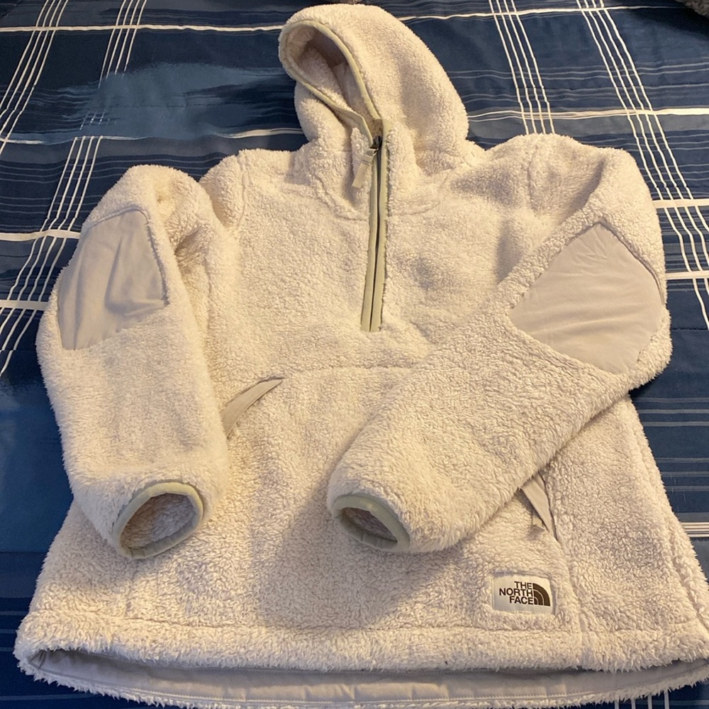 The North Face Sweater Women’s XS Hoodie Sherpa pockets pullover